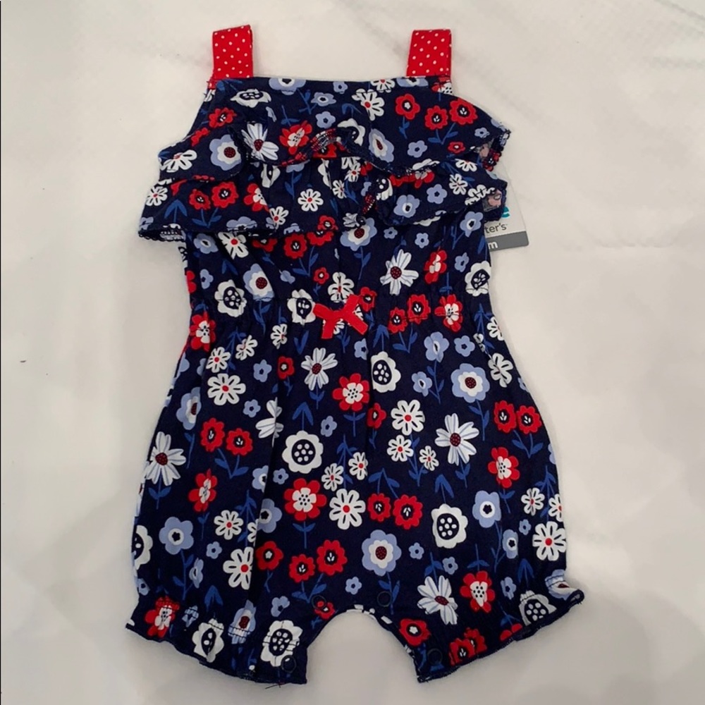 Baby Girl Sleeveless One Piece Romper